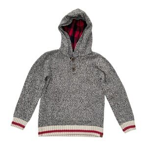 Roots Kids Gray Cabin Sweater Hoodie